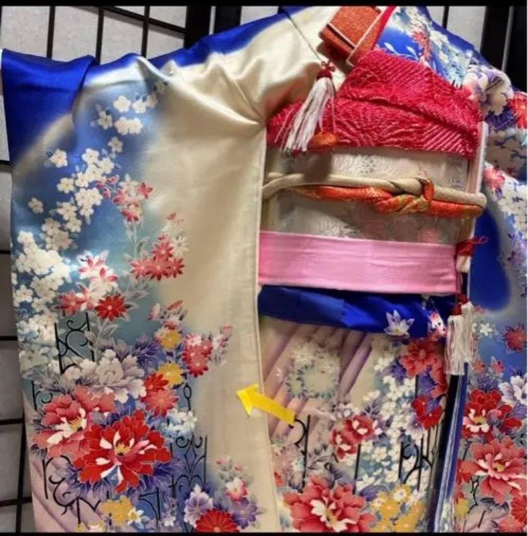 七五三　着物セット　7歳　10歳　ふくら雀　古典柄　ハーフ成人式　十三詣り