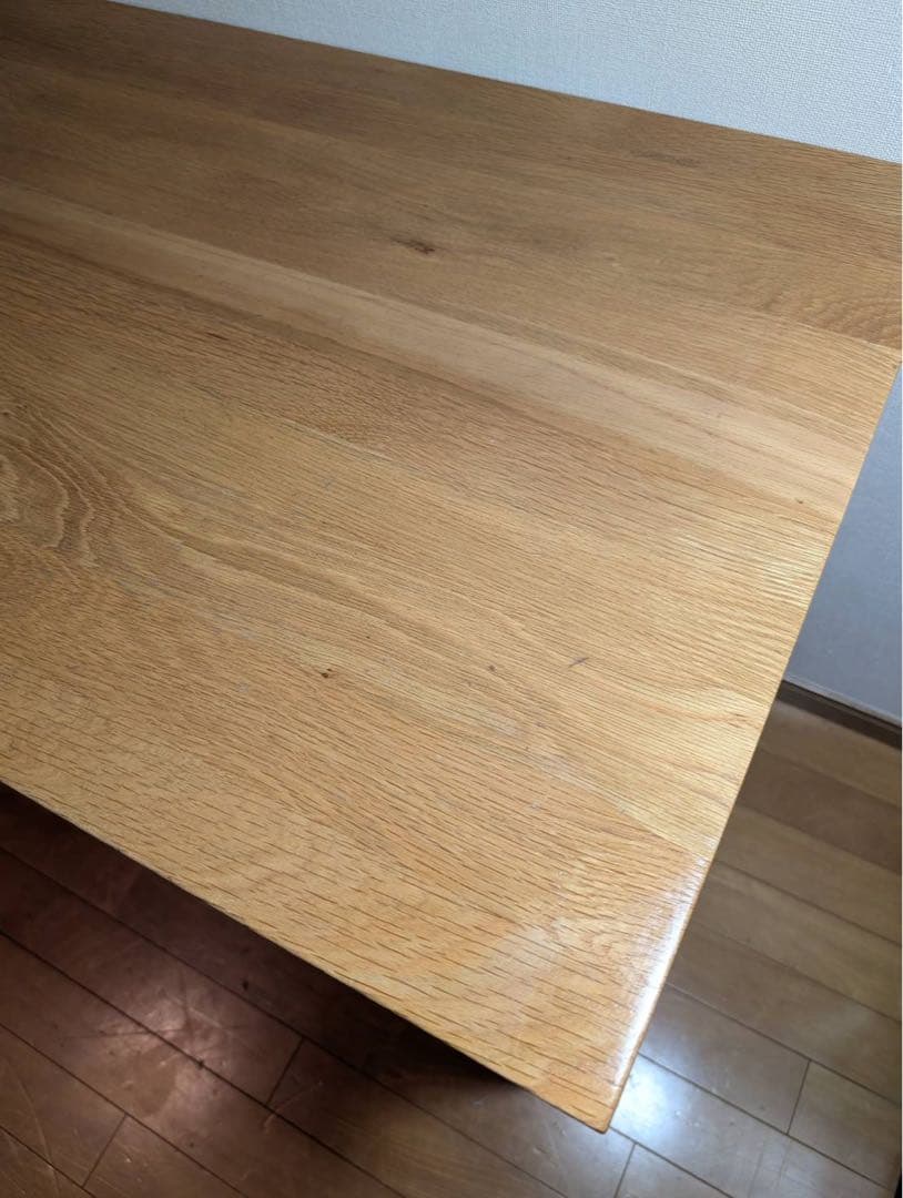 ■送料込■無印良品 木製デスク オーク材 110 事務 学習 勉強机 テーブル