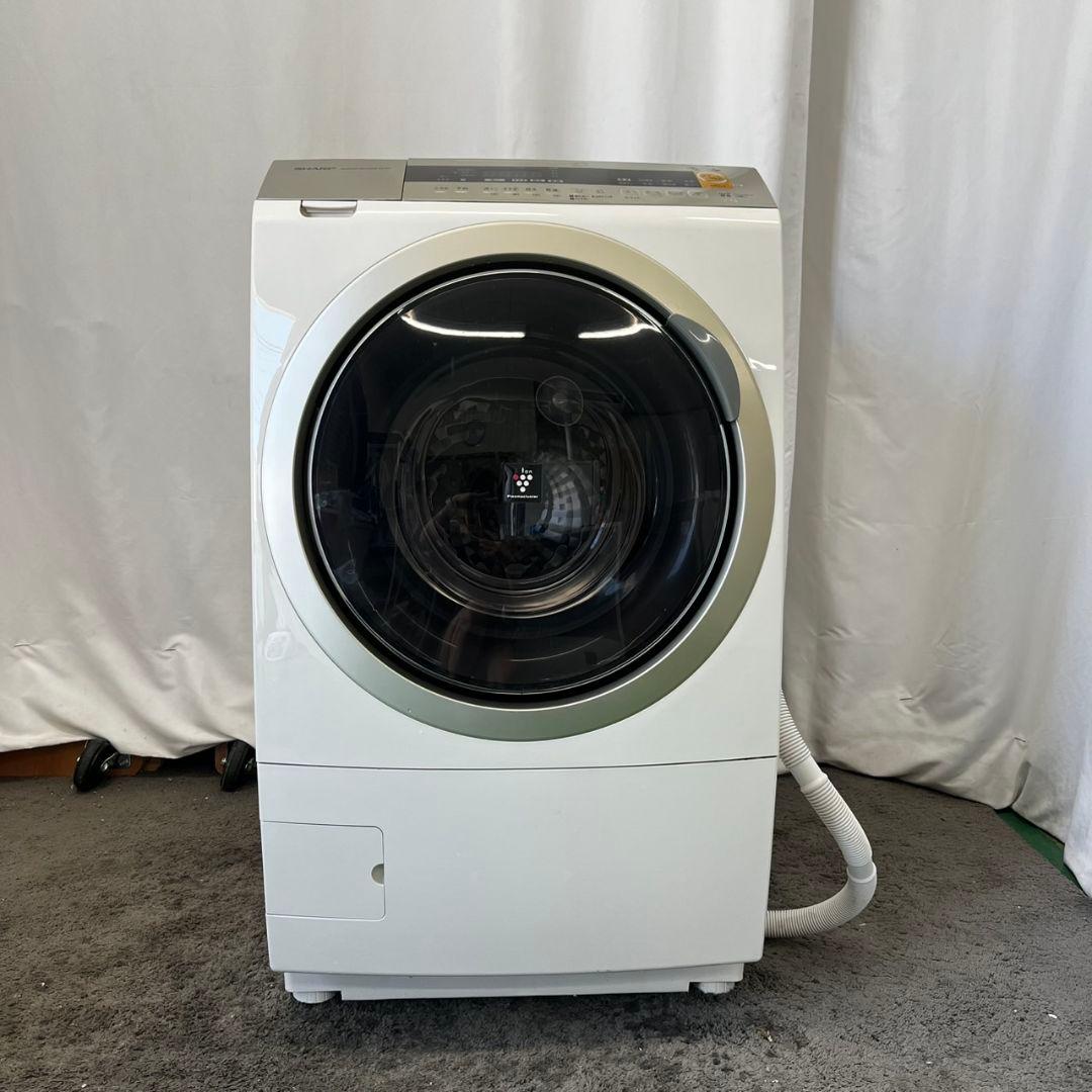 862　ドラム式洗濯機　シャープ 　10kg　乾燥　大容量　安い　中古　設置無料