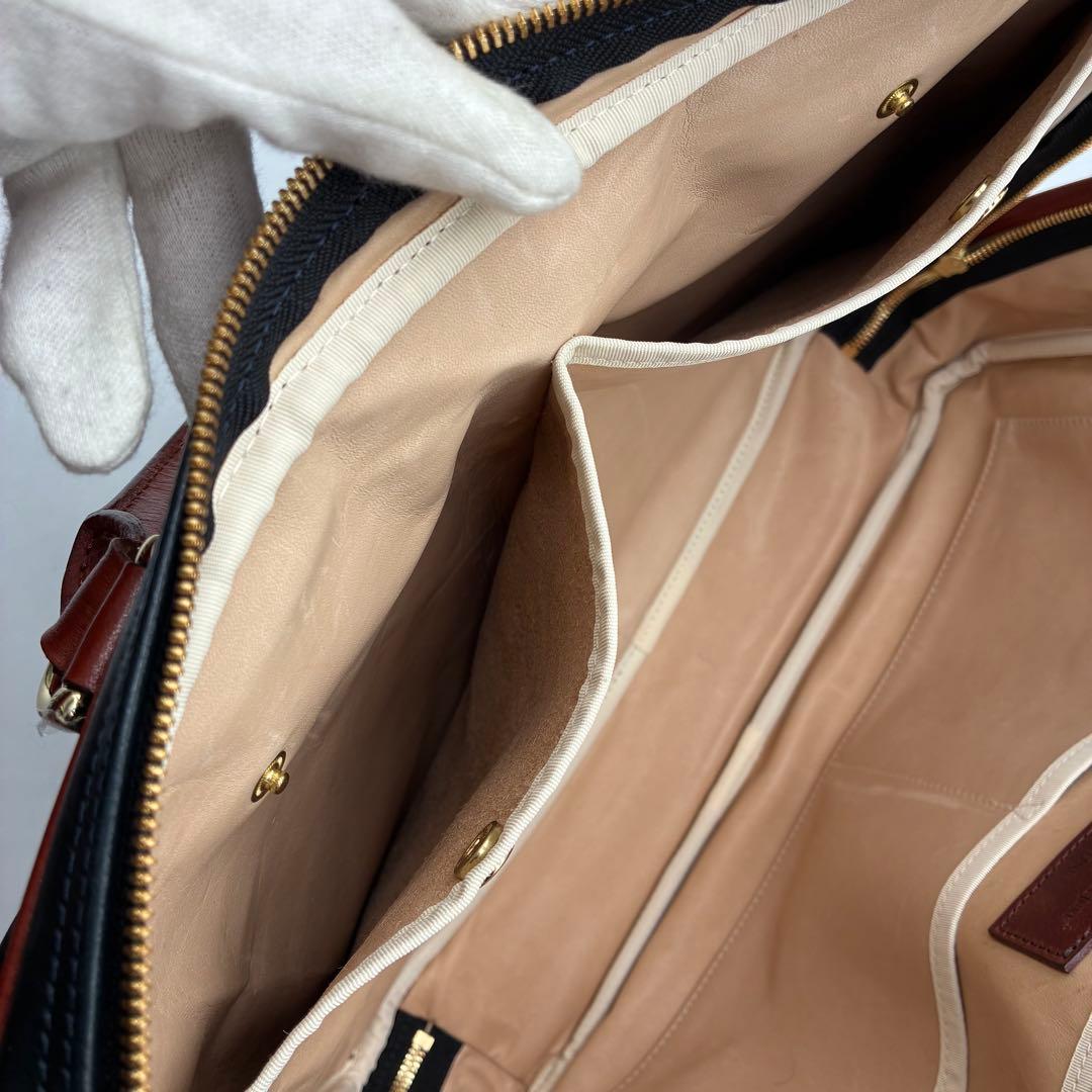 極美品✨ ウォームスクラフツマニフェクチャー ビジネスバッグ 2way