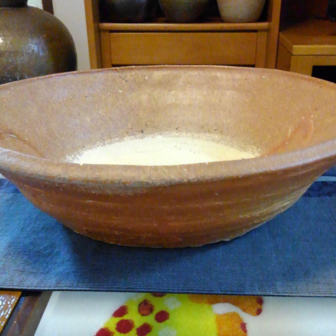 優しい　鉢　備前焼