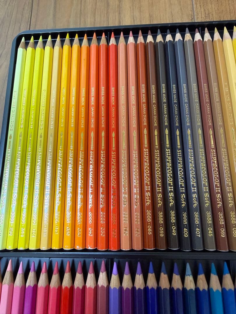 カランダッシュ スプラカラーソフト 80色 新品未使用 缶ケースなし 色鉛筆のみ