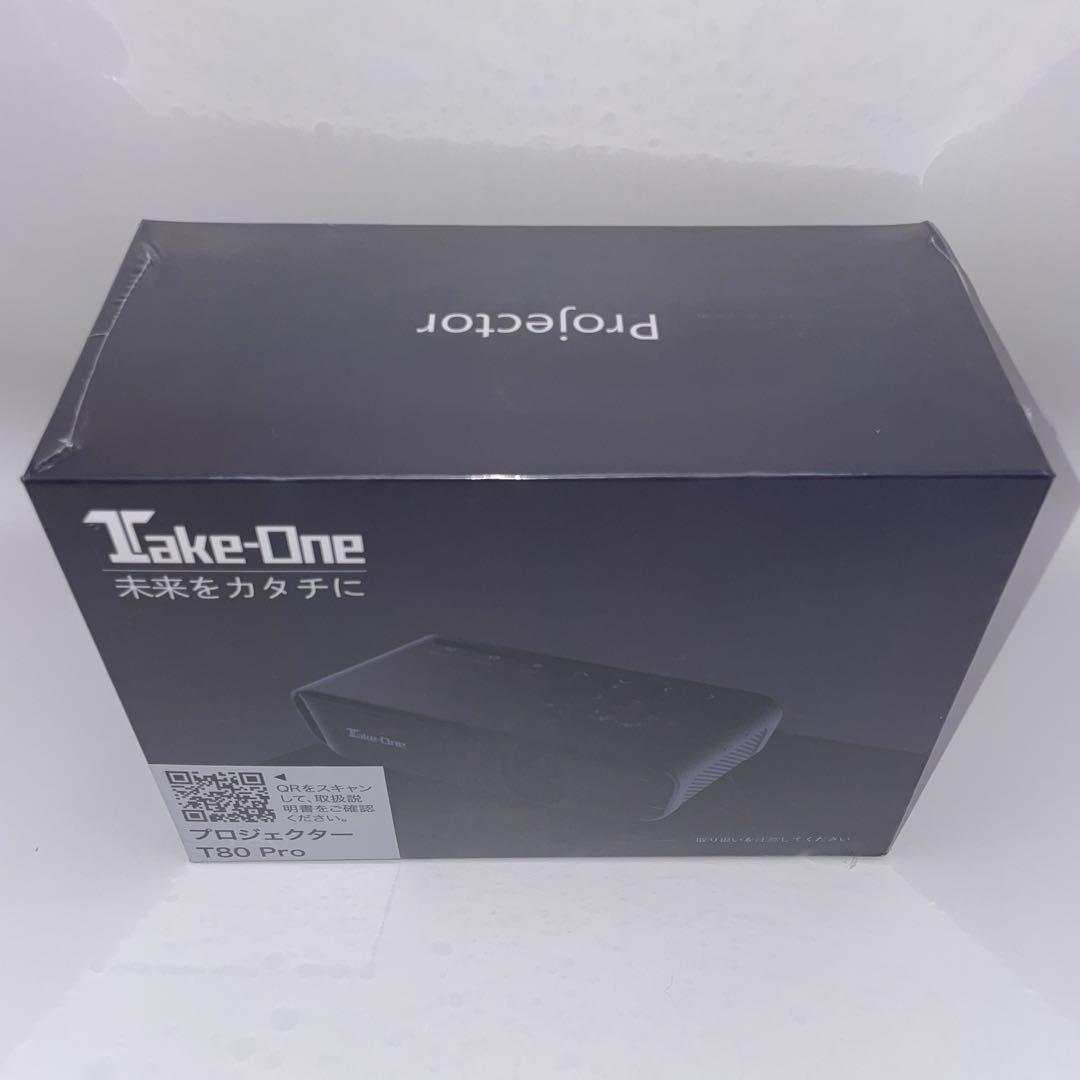【新品未開封】Take‑One T80 Pro モバイルプロジェクター ブラック