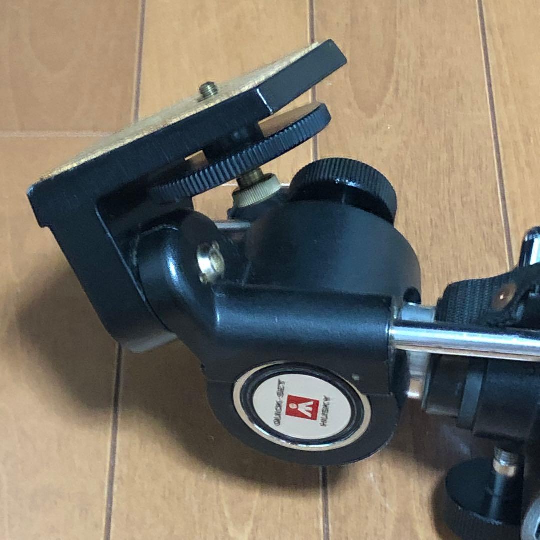 ハスキー ショート 4段三脚 ヘッド一体型