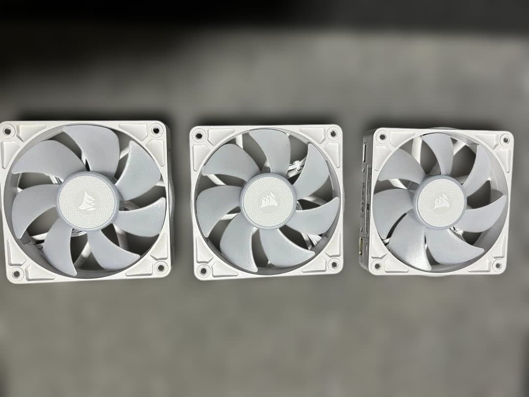 CORSAIR iCUE LINK RX120 RGB スターターキット