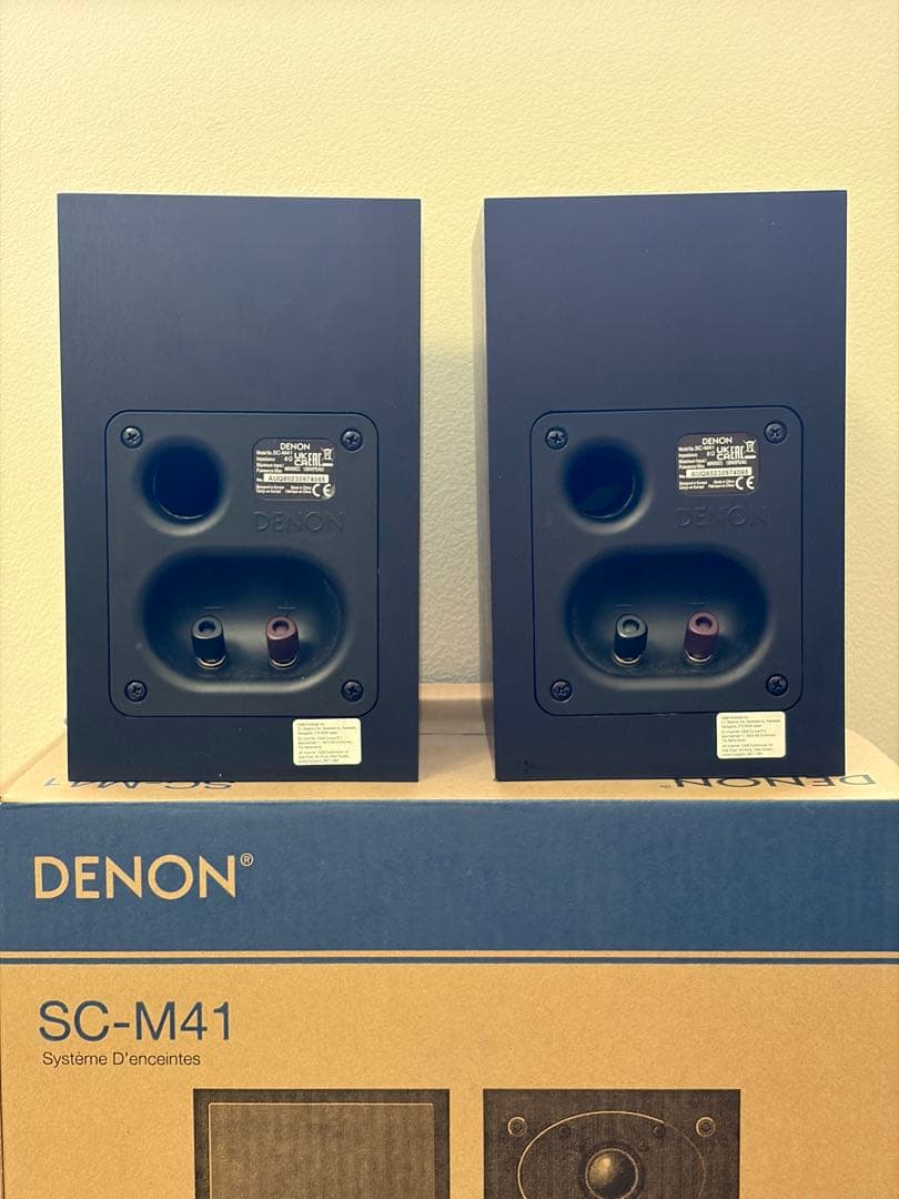 DENON SC-M41 ペアスピーカー　ブラック　元箱付