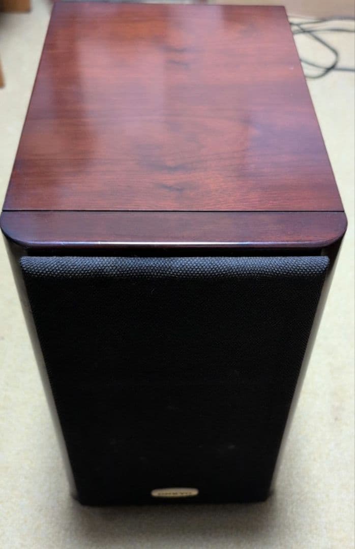 ONKYO D-202AX LTD ダークウッド スピーカー 2台ケーブルセット