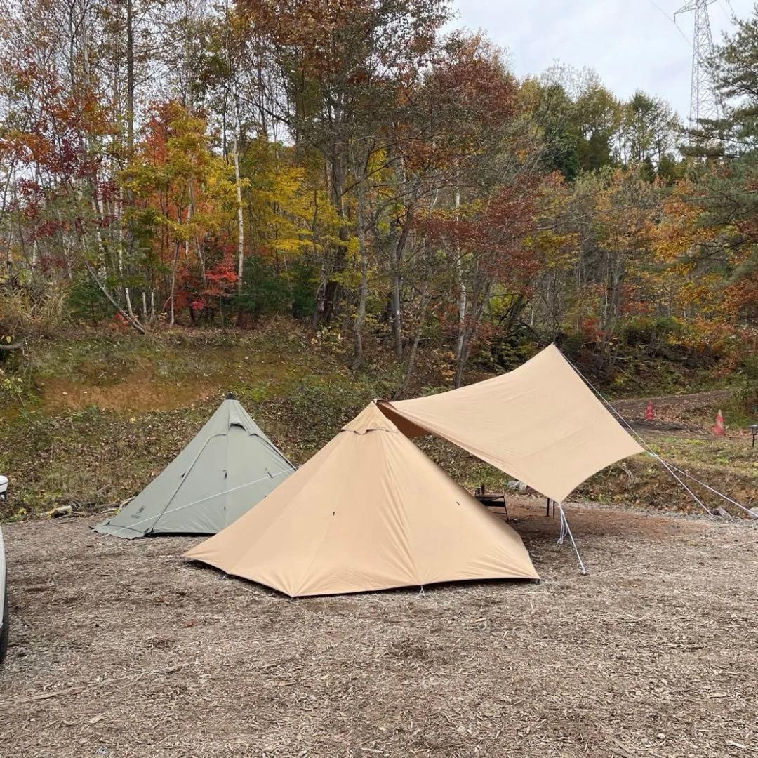 イグニオのワンポールテントとタープのセット