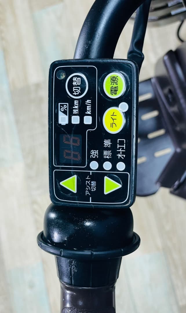 Y2396　2019モデルアシスタC⭐️　ブリヂストン　ハイクラス子供乗せ自転車