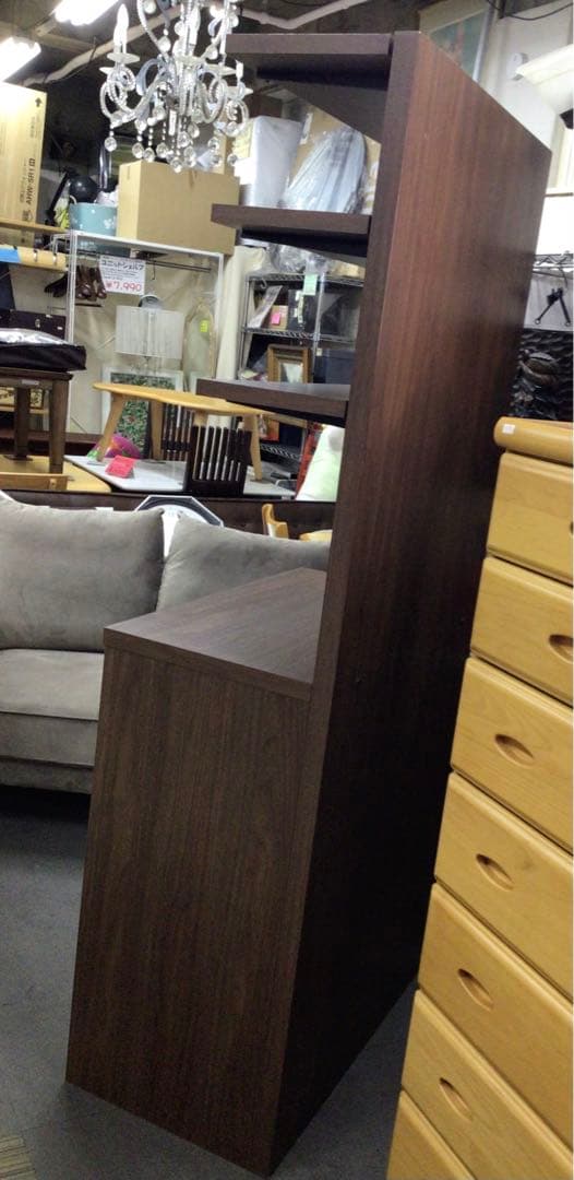 Francfranc ガーラ キッチンキャビネット ウォールナット 引取限定！