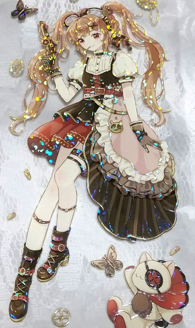 ☆SALE✩再販✩J258＃熔金学院(银河光)切売り海外人物マステ女の子