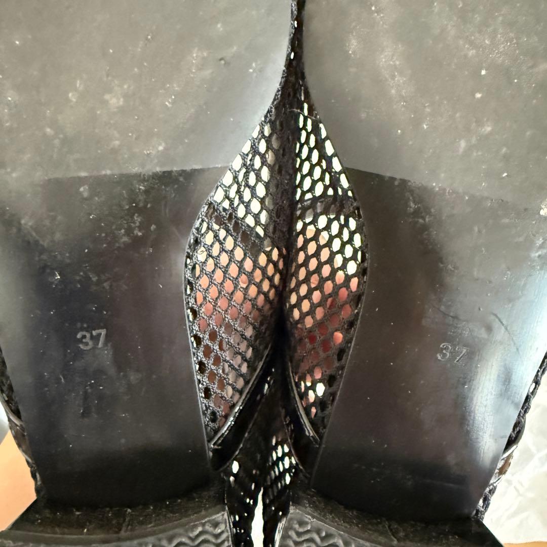 【美品】TOMORROW LANDストラップシューズ フラットシューズ 37