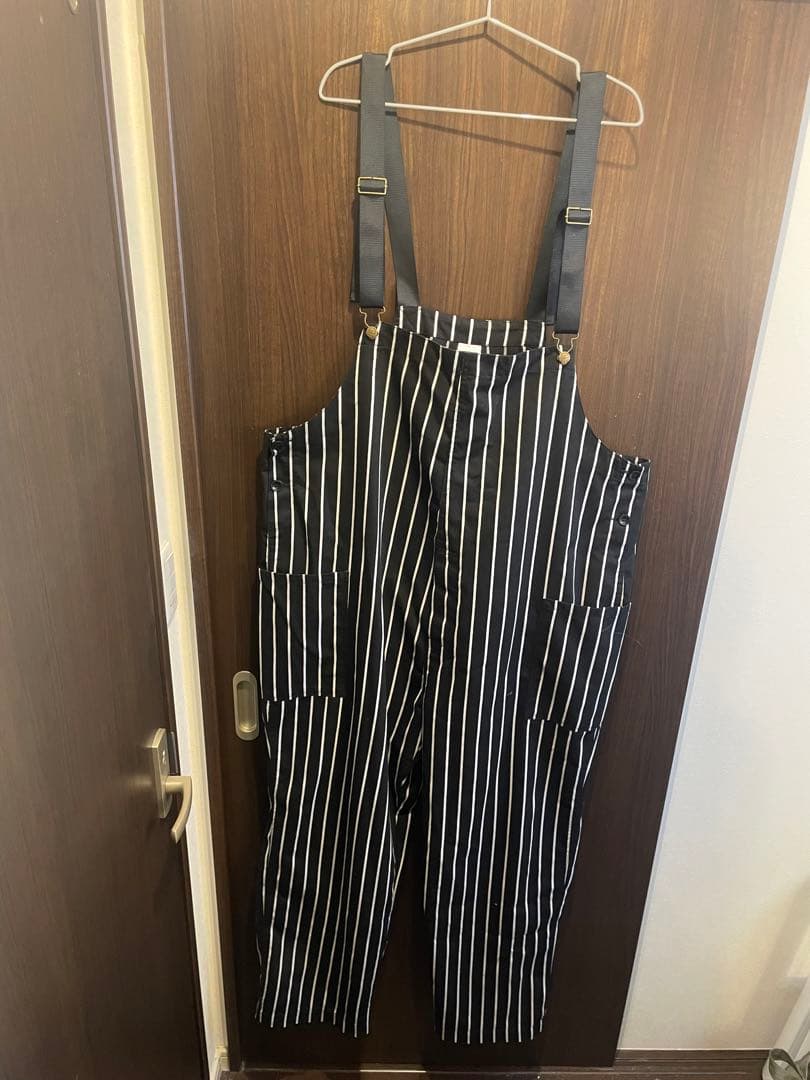 【２着セット】Cookman オーバーオール XL　ブラック＆グリーン