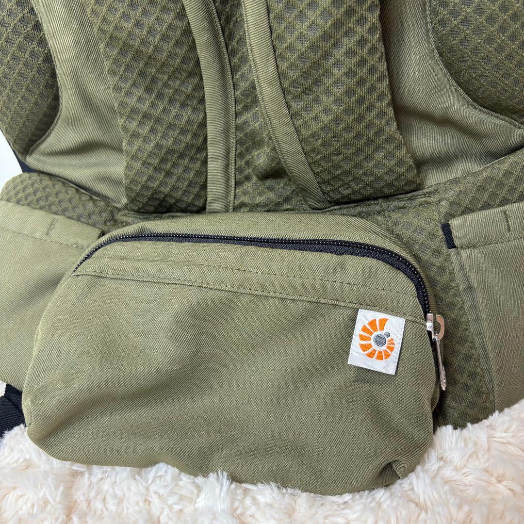 美品 エルゴベビー オムニブリーズ 抱っこひも オリーブグリーン 箱・説明書付き