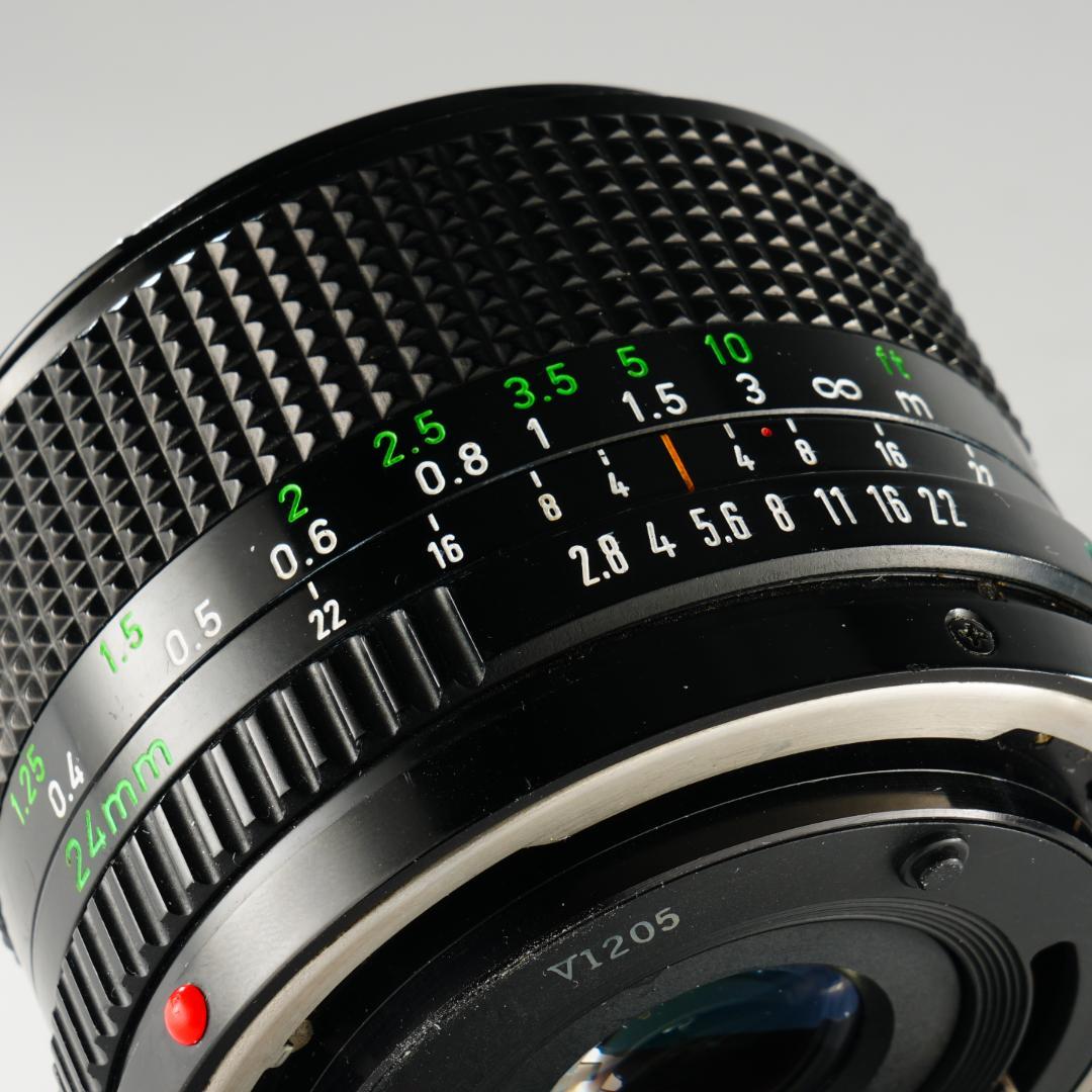【整備＆テスト済】Canon New FD 24mm F2.8 711