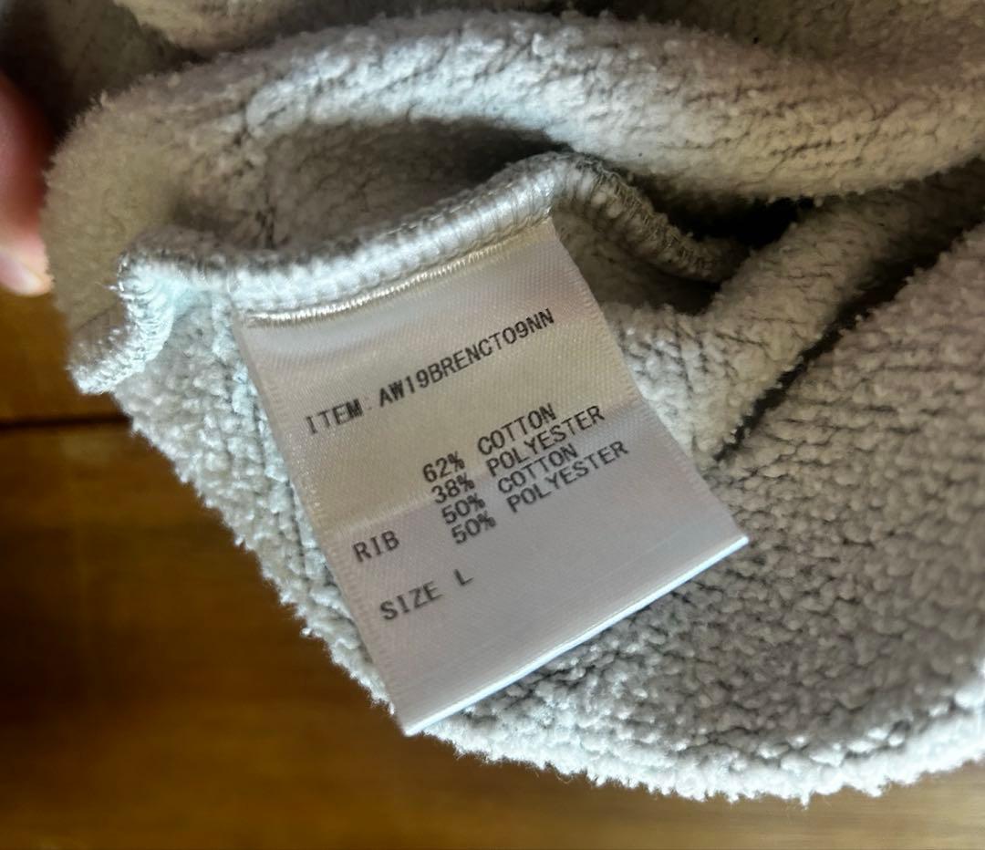 is-ness×THE ENNOY PROFESSIONAL ロゴ刺繍スウェット