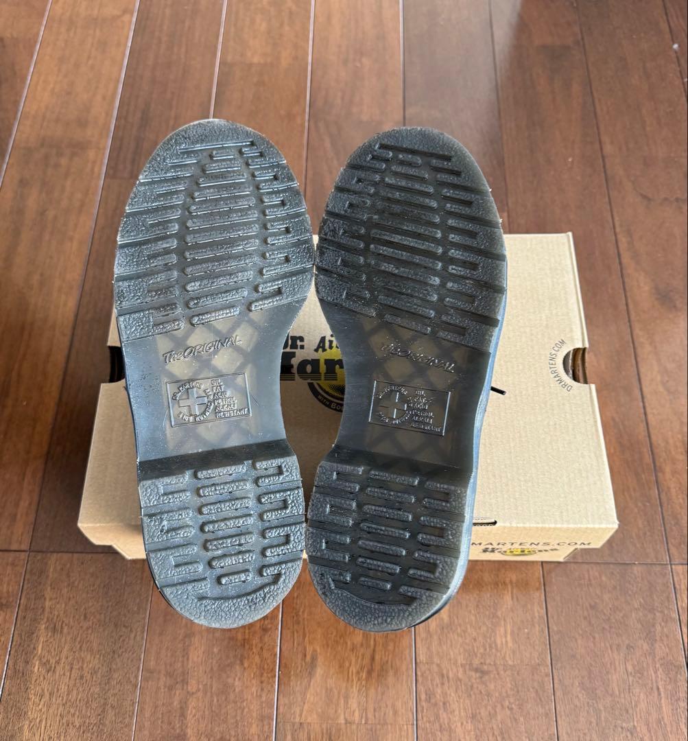 Dr. Martens 1461 ホワイトステッチ3ホールシューズ　メンテ用品付
