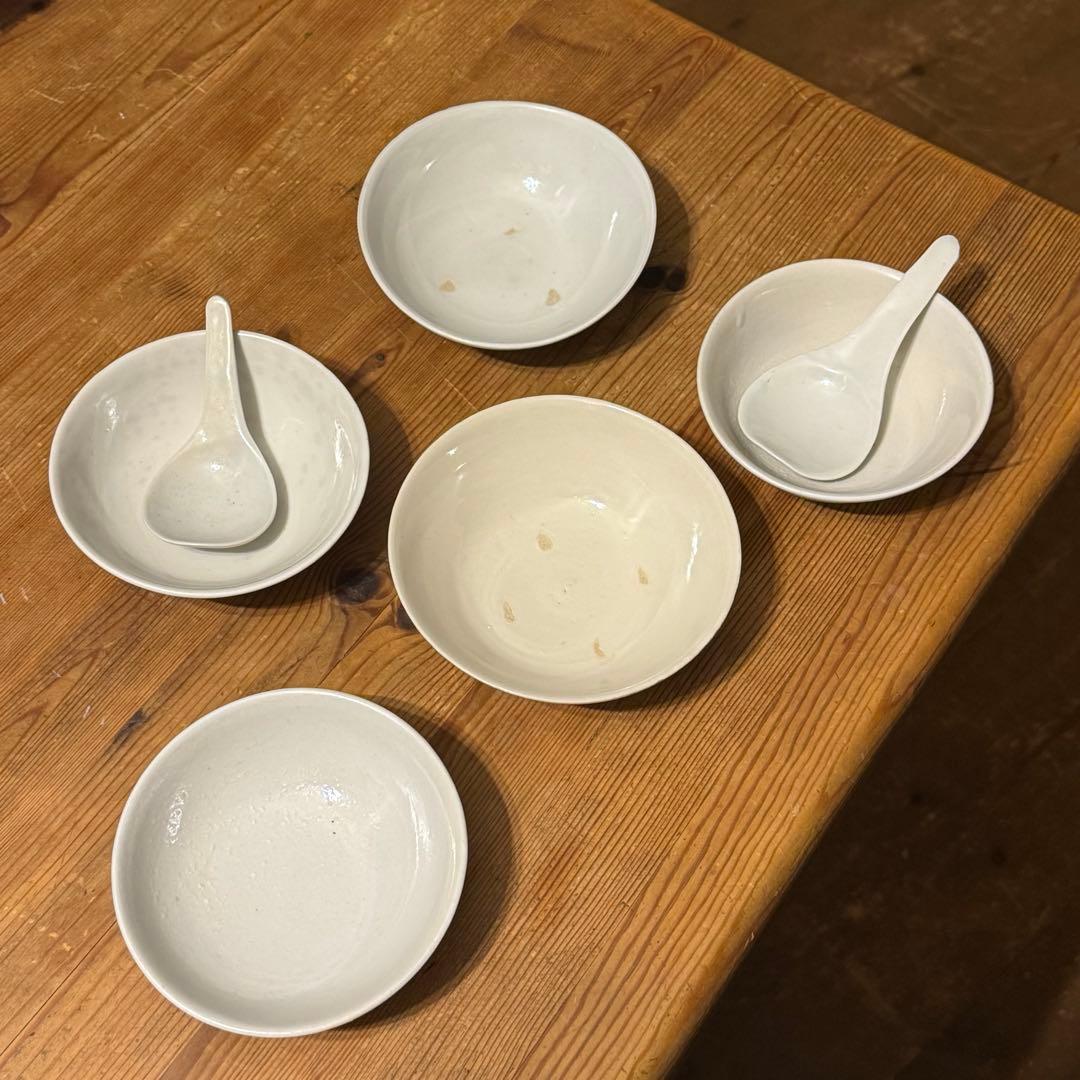 中本純也　食器　中鉢　5皿セット+レンゲ2点
