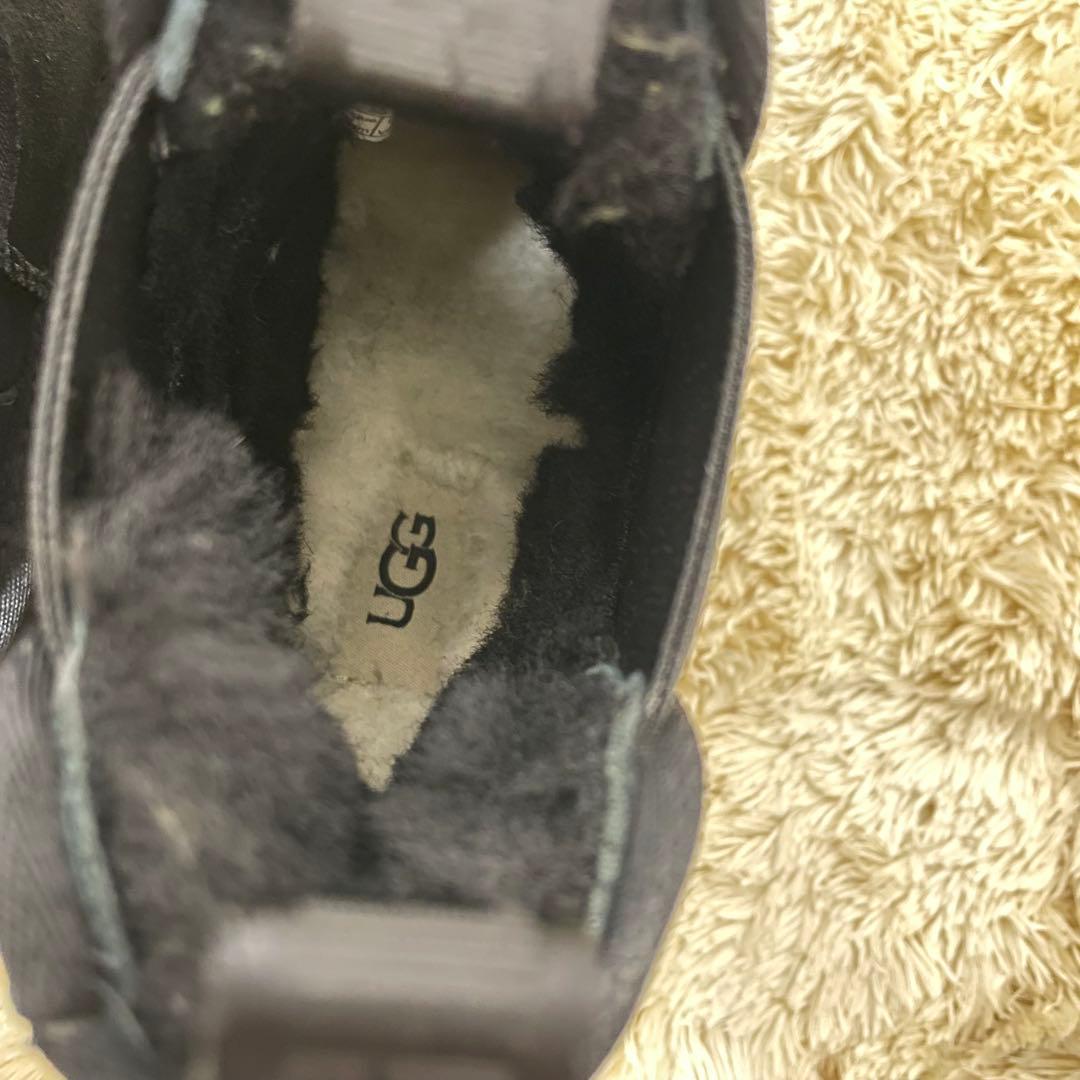 UGG アグ ニューメル プラットフォーム チェルシー ブーツ 厚底 黒