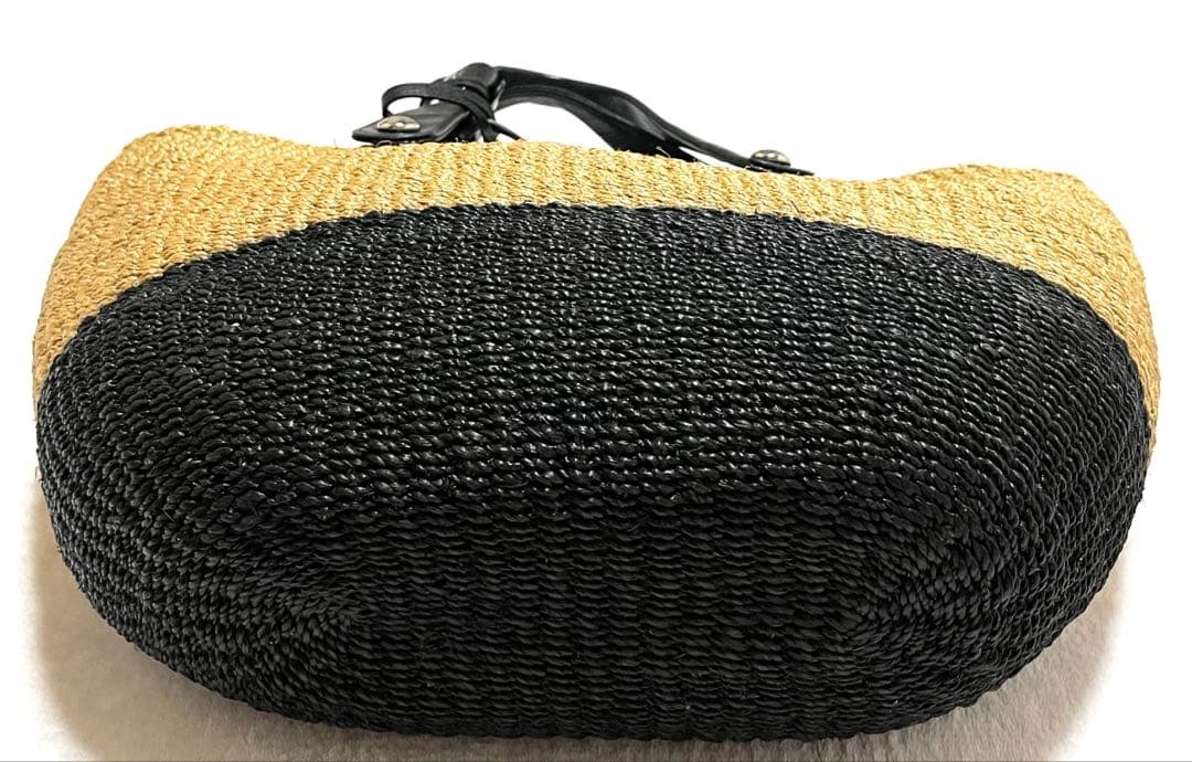 TOFF&LOADSTONE かごバッグ　ラフィア　バッグ　肩がけ　レザー