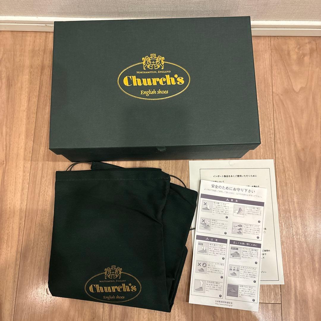 ぽのChurch's プレステージカーフレザーグルカサンダル 23cm