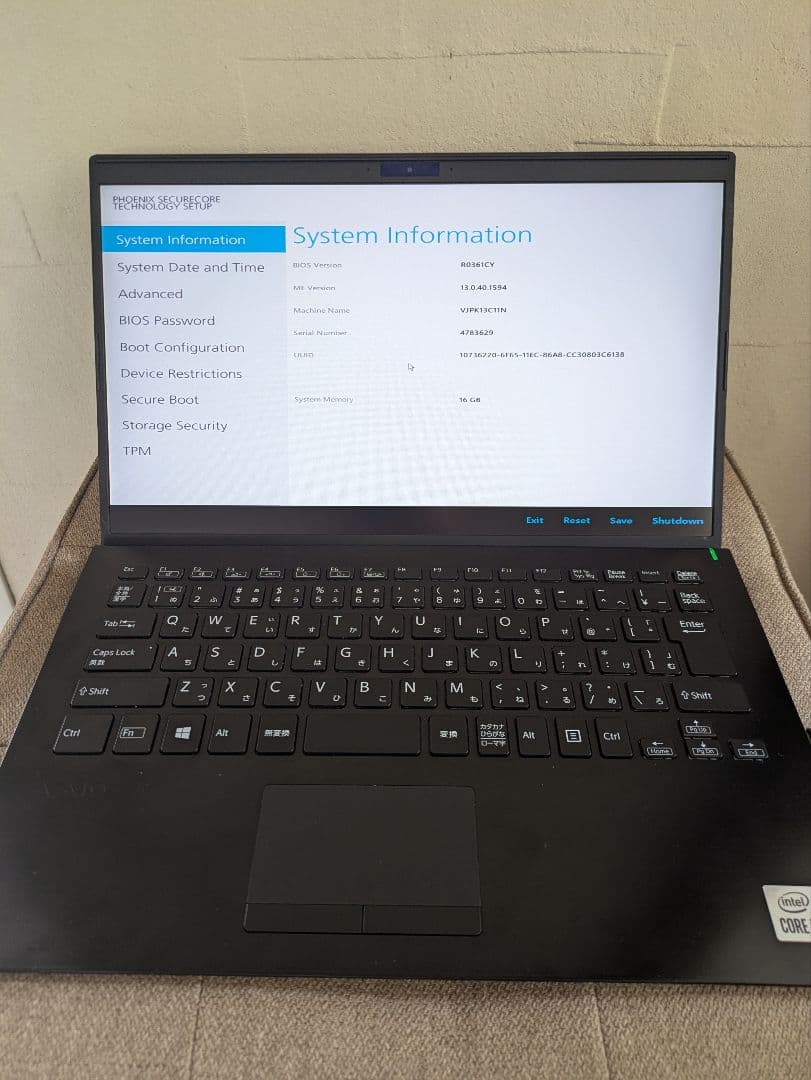 （JEX）【ジャンク品】VAIO VJRK13C11N ノートパソコン