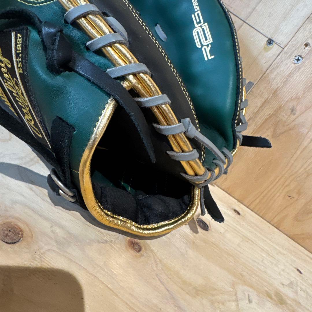 Rawlings キャッチャーミット 緑/黒