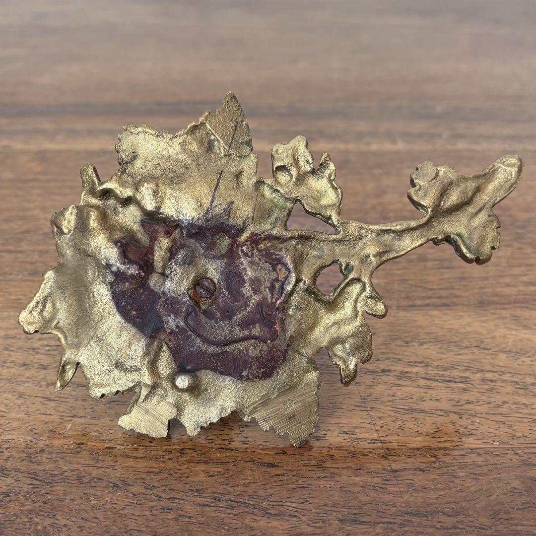 【ドイツ 真鍮製の葡萄キャンドルスタンド】ヴィンテージ