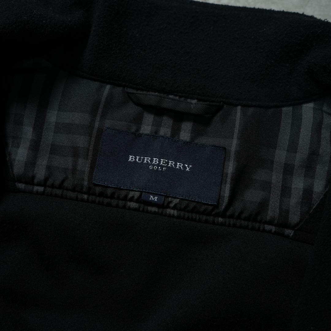 00s y2k BURBERRY 異素材 スイングトップ ナイロン 短丈 ホース