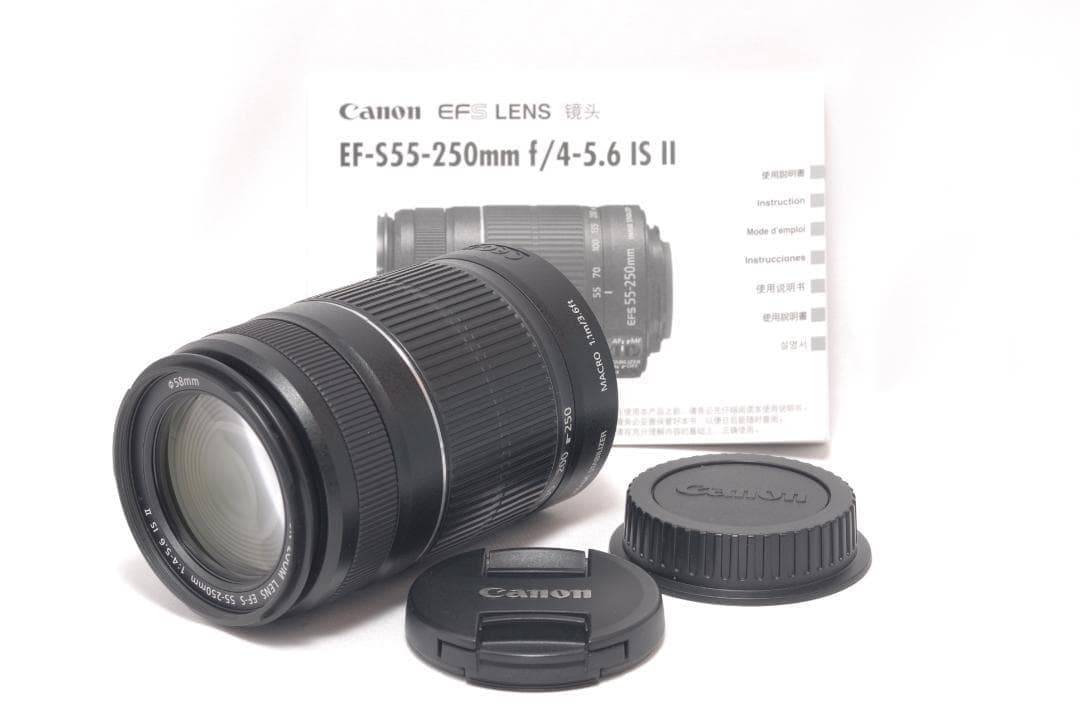 ⭐️手ぶれ補正レンズ⭐️Canon EF-S 55-250mm IS　望遠レンズ