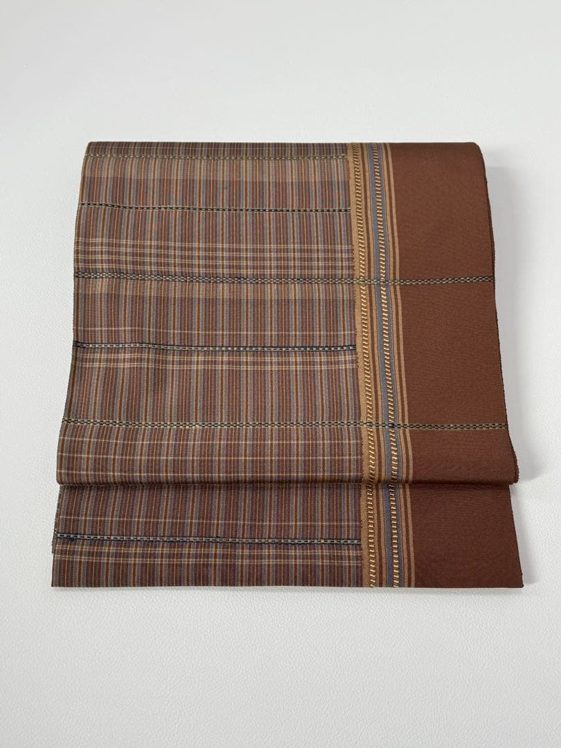 n*o様 伝統工芸士　曽根武勇　全通柄袋帯　落款　逸品　　一回のみ使用　芯入れ仕