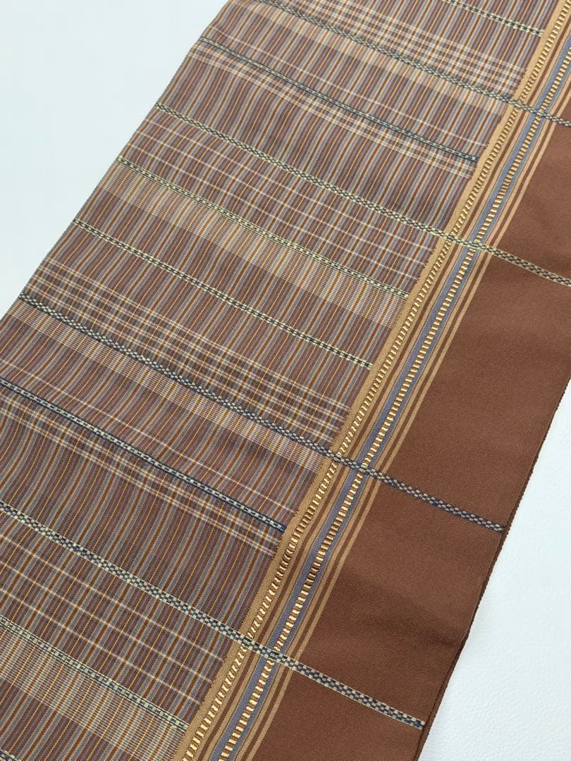 n*o様 伝統工芸士　曽根武勇　全通柄袋帯　落款　逸品　　一回のみ使用　芯入れ仕