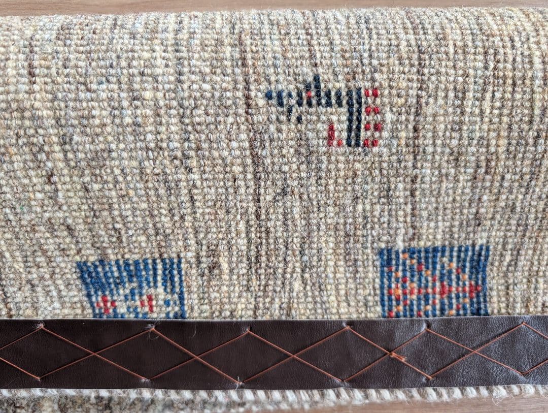 ギャッベ　　ランナー　イラン　ペルシャ　玄関マット　キッチンマット