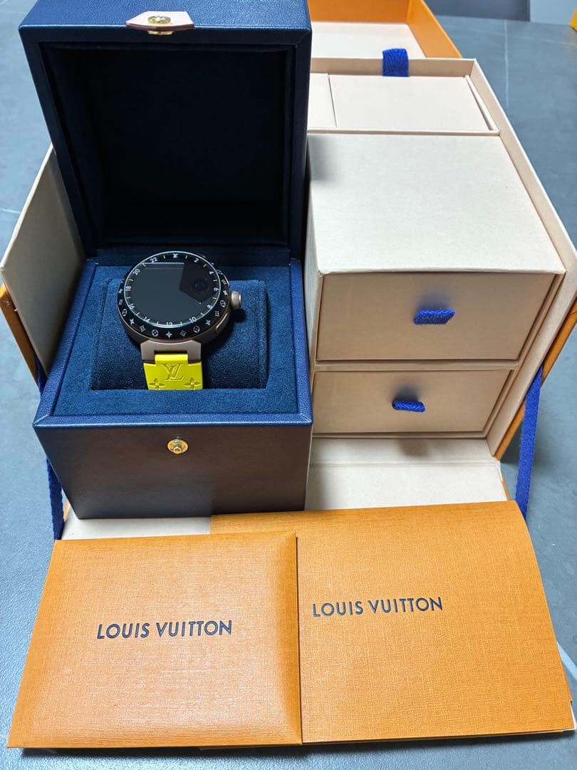 【極美品】【ベルト2本付き】ルイ・ヴィトン　タンブールホライゾン　ライトアップ