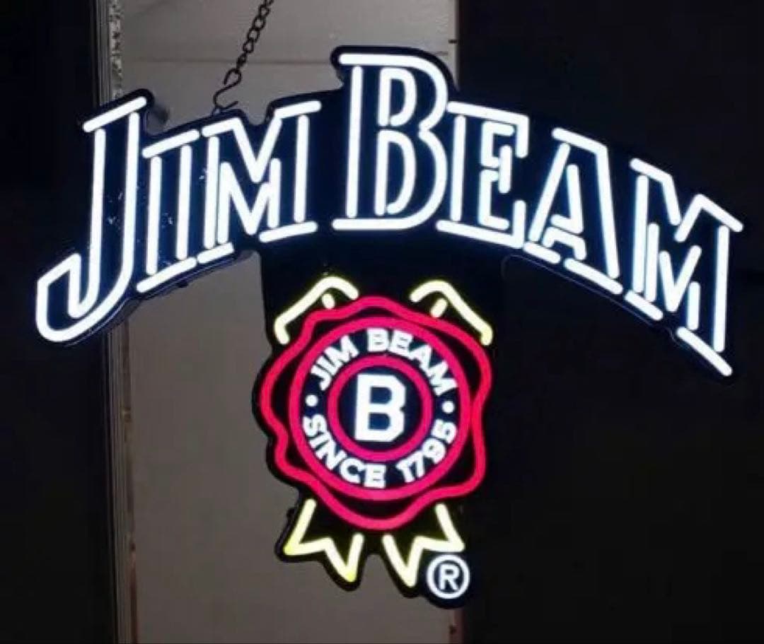 【値引き】JIM BEAM ロゴ サインプレート、他４点セット