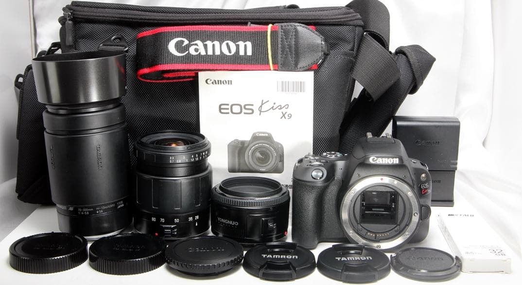 ❤Wi-Fi搭載！超高画質自撮りOK！キヤノン Kiss X9トリプルレンズ❤