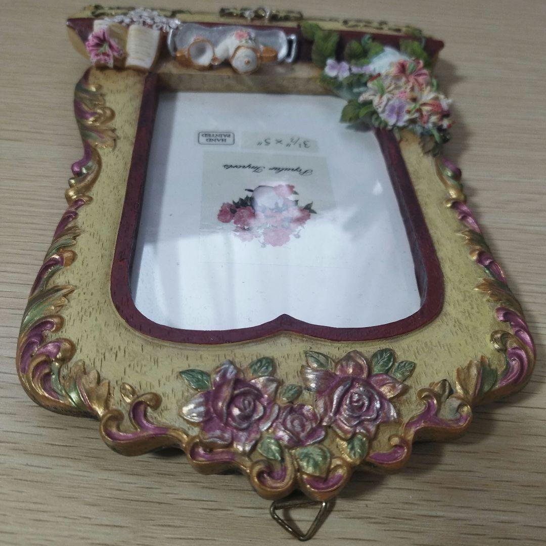 【新品】ヨーロピアン写真立て、フォトフレーム 写真入れ 花 ティーカップ 花瓶