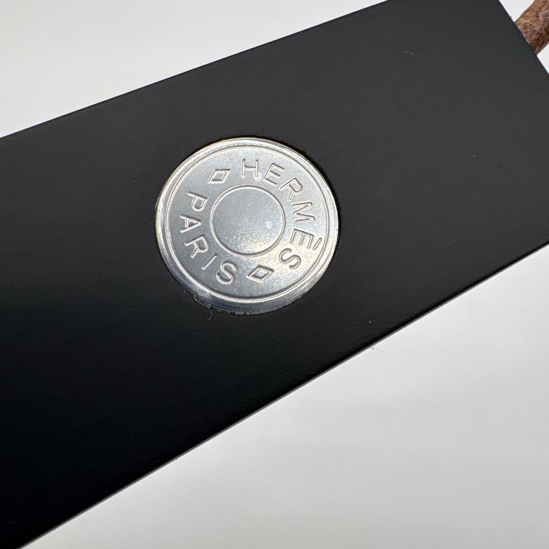 極美品 HERMES エルメス シューホーン 靴ベラ ブラック