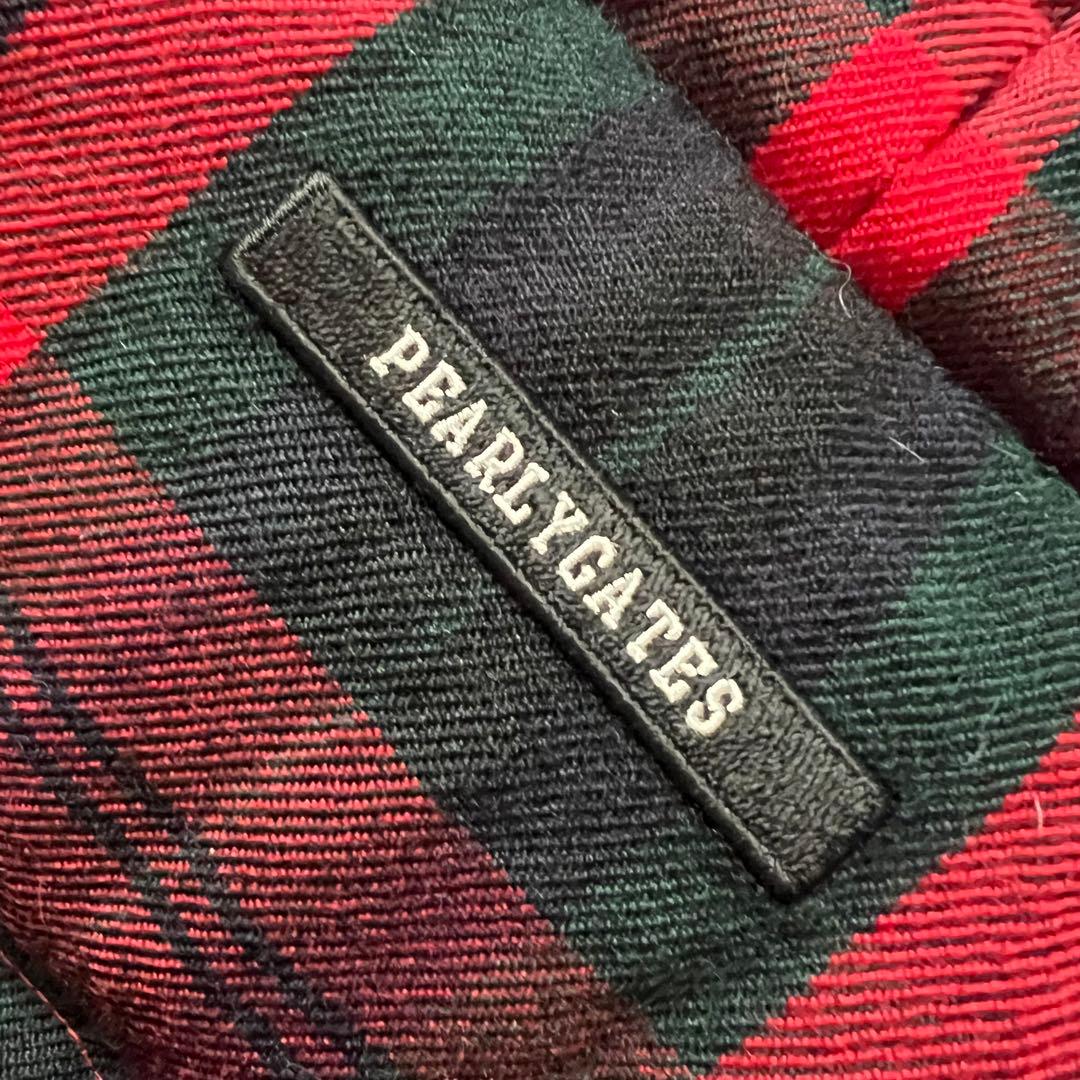 Pearly Gates パーリーゲイツ　チェック　ダウンベスト　ゴルフ　中綿入