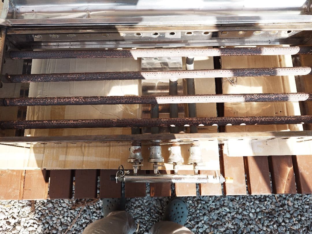 今川焼き鉄板付き　大型焼き台