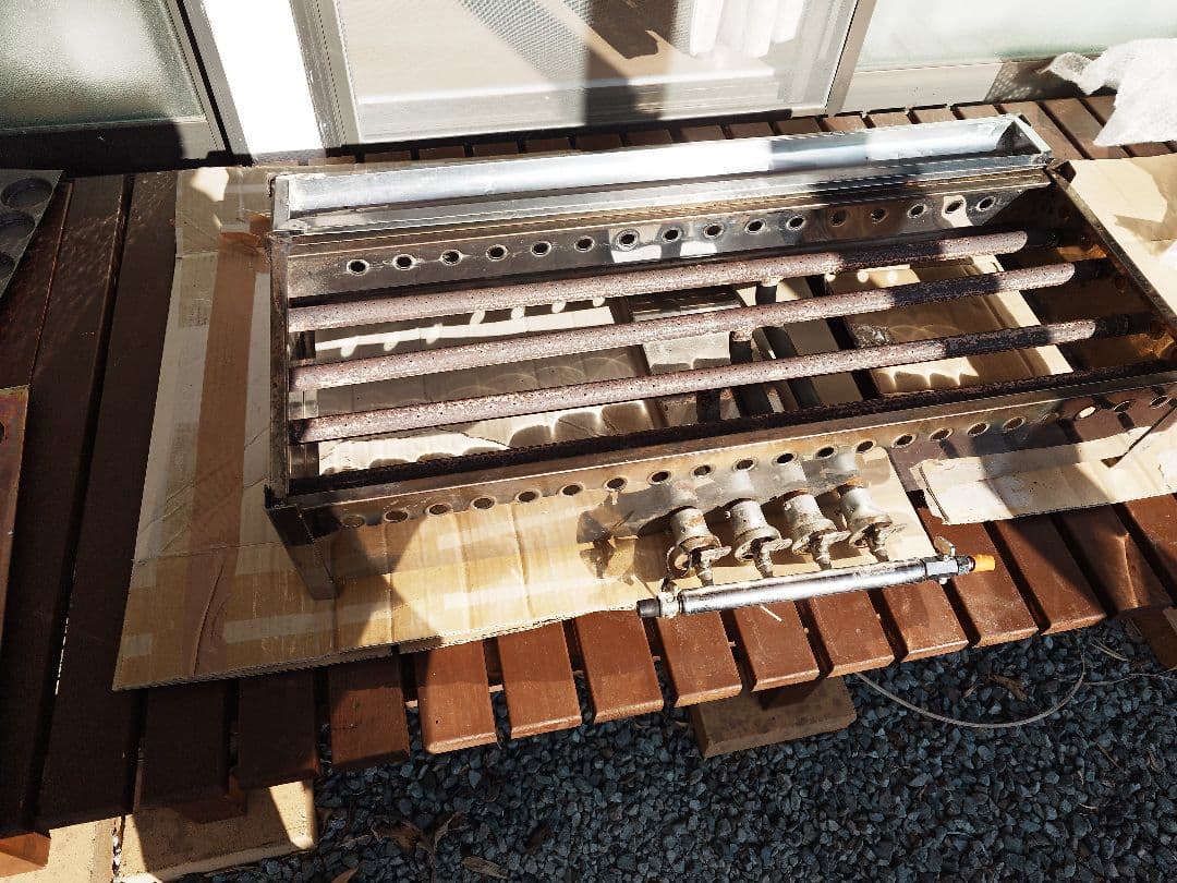 今川焼き鉄板付き　大型焼き台