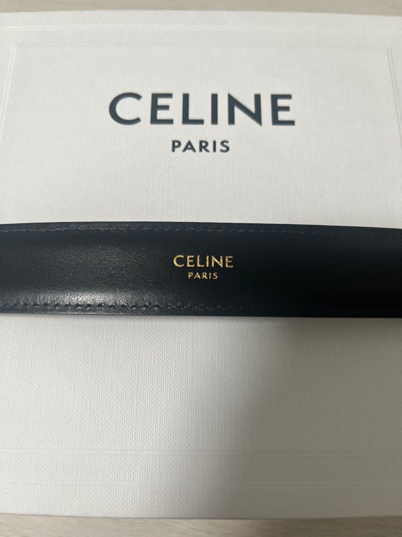 CELINE ブラックベルト UNB0343