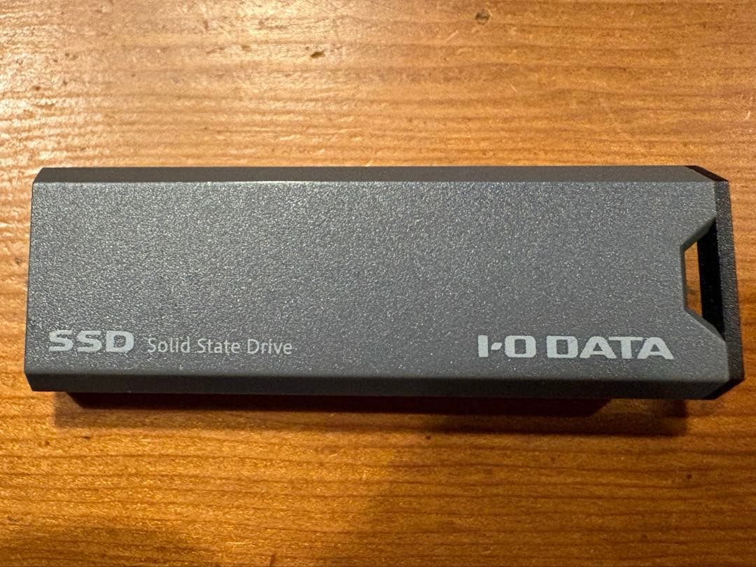 I-O DATA SSD 外付けSSD 1 T変換アダプタ付き