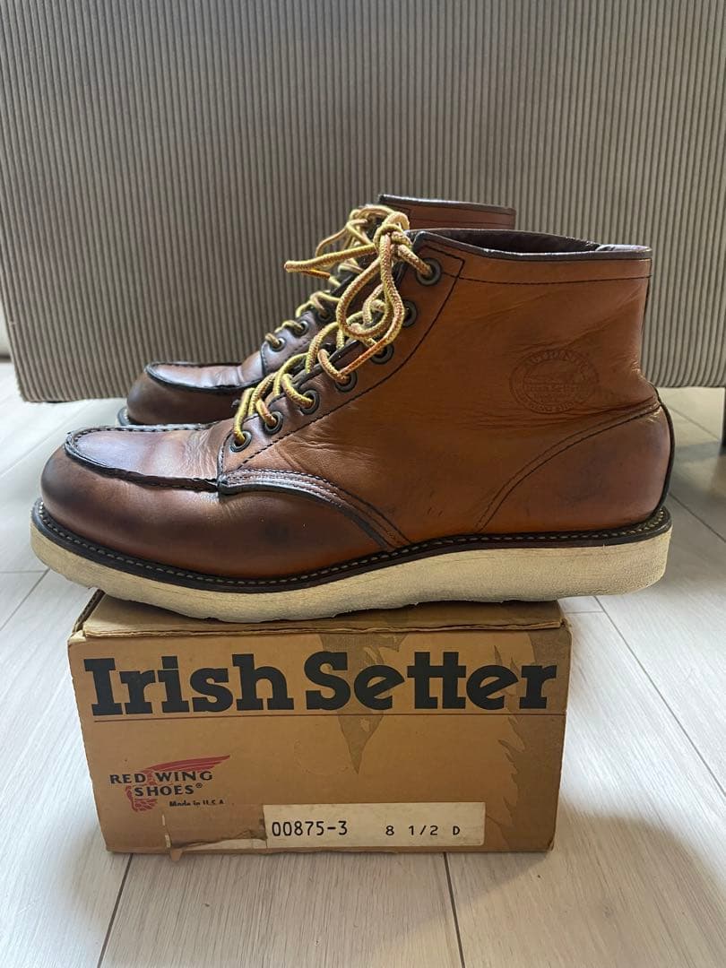 タキRED WING 犬刻印　875 箱あり　サイズ8.5D ソール張替済