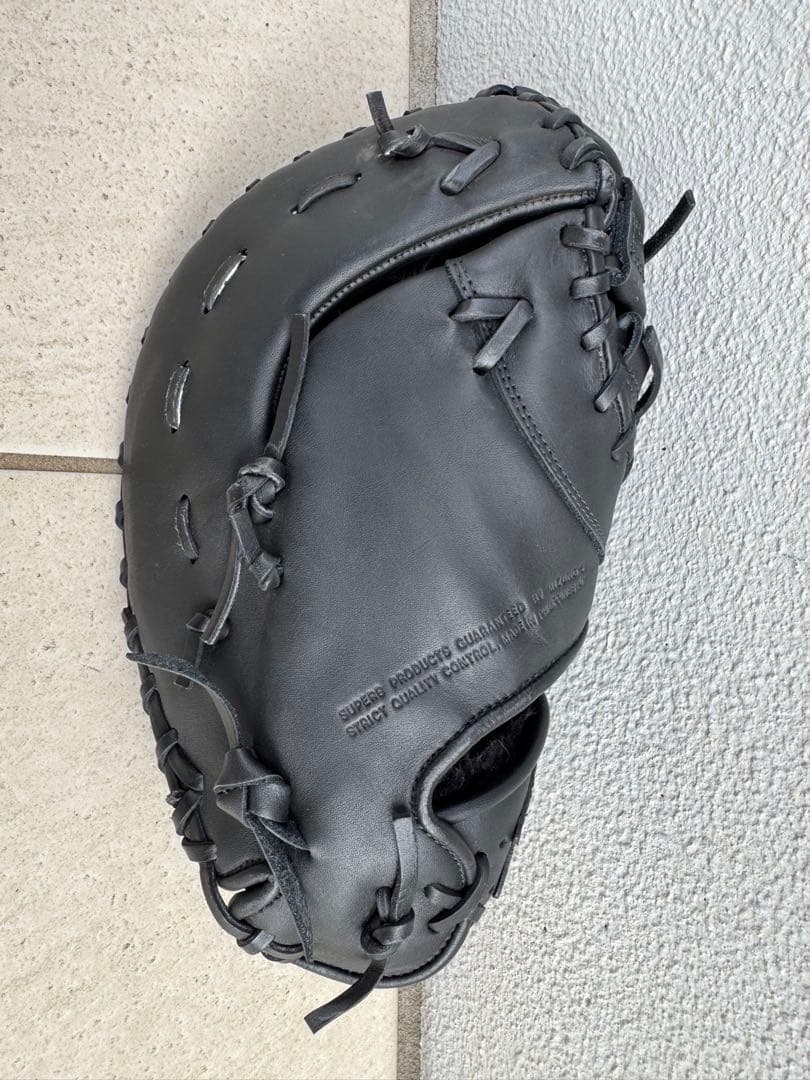 Mizuno ブラック 軟式ファーストミット　一般用