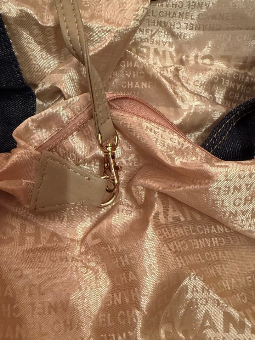 専用　新品、未使用品　CHANEL デニム ショルダーバックノベルティー