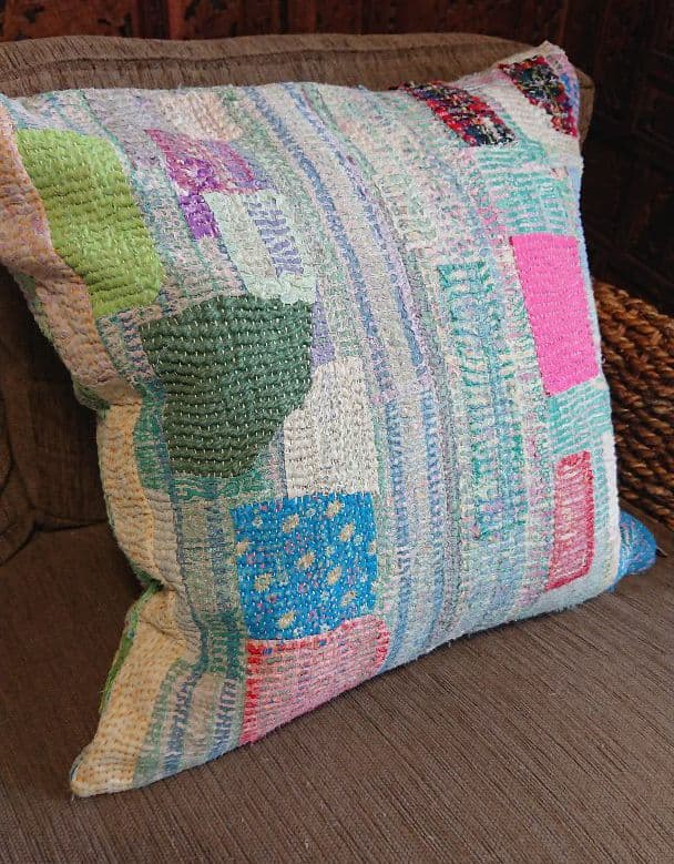 ご確認用★ヴィンテージカンタキルト クッションカバー a