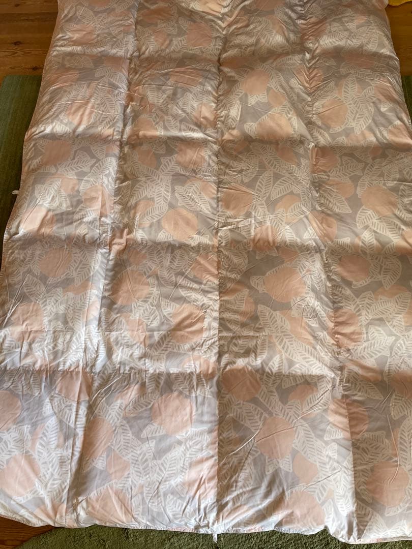 日本製　羽毛布団　シングル　イングランド産ホワイトダウン90% 1.3kg 2枚