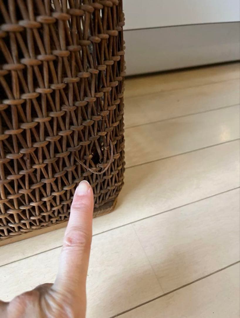 SALE◆ヴィンテージ天然アケビの大きめ籠バック 骨董品 USED◆