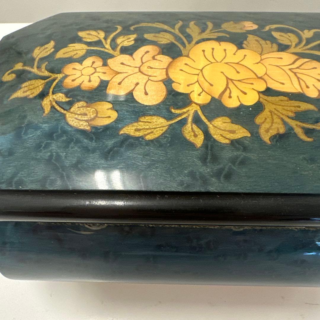 オルゴール　REUGE　romance イタリア製　宝石箱　昭和レトロ